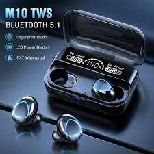 Fone M10 TWS Bluetooth 5.1 — Display Digital IPX7